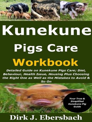 cover image of Kunekune Pigs Care Workbook